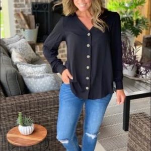 NEW black blouse